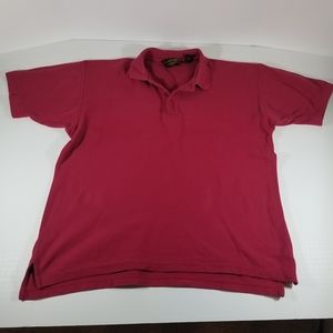 Mens XL Eddie Bauer Red Polo